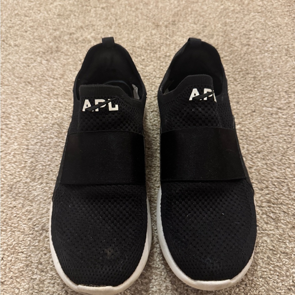 APL Black and White Slip-On Sneakers
